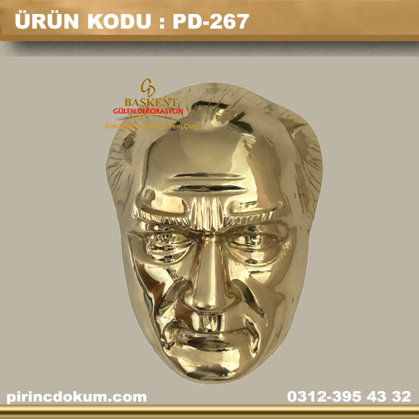 PD-267 Pirinç Atatürk Mask