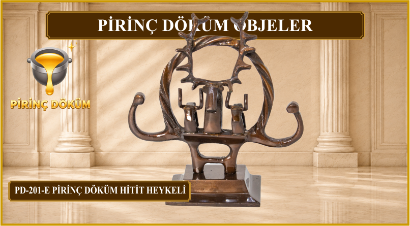 PD-201-E Pirinç Eskitmeli Hitit Güneşi