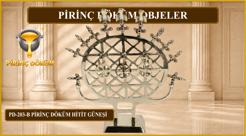 PD-203 Pirinç Büyük Boy Hitit Güneşi